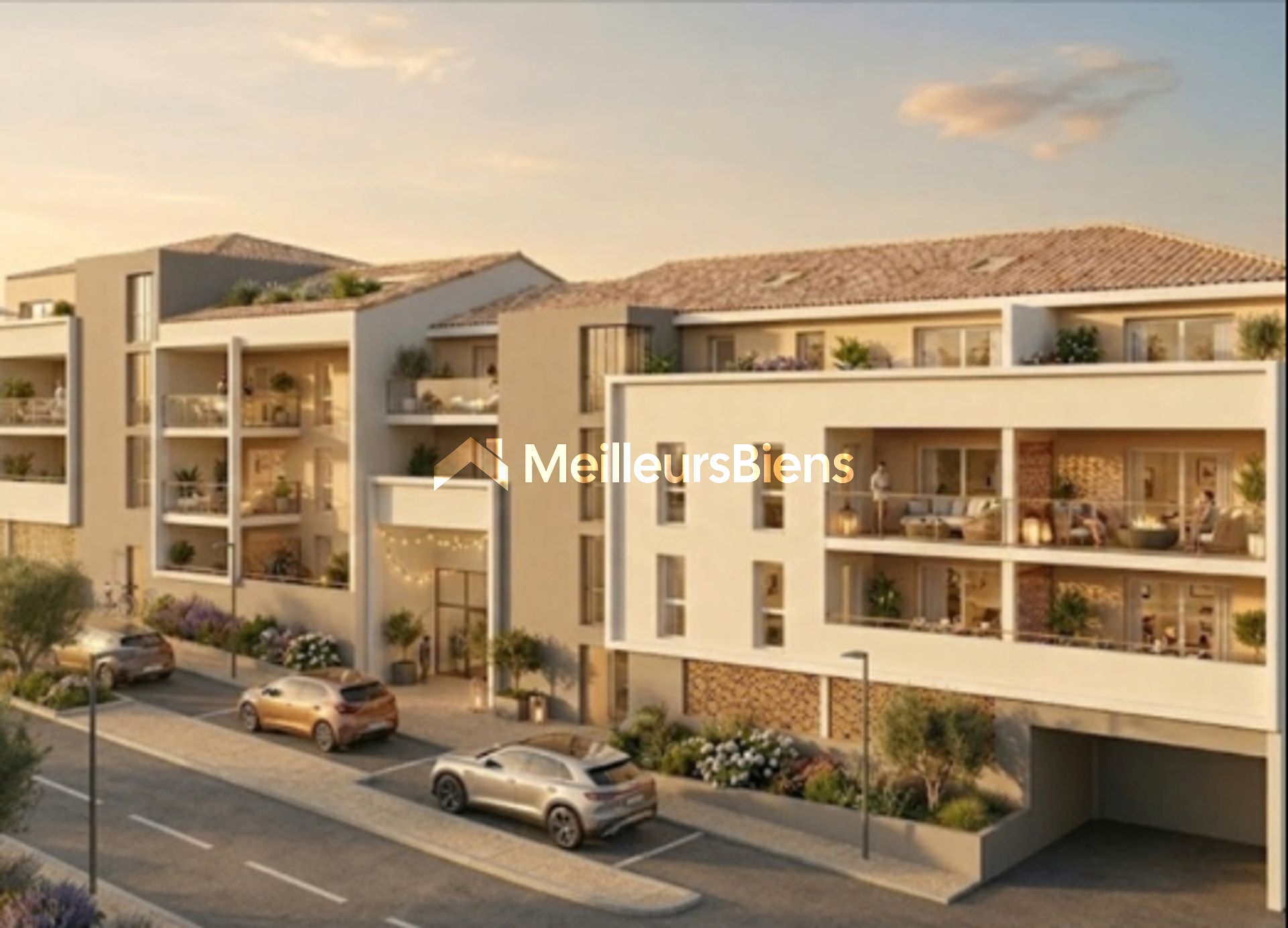 Studio neuf climatisé de 23 m² avec terrasse de 10 m² à Istres