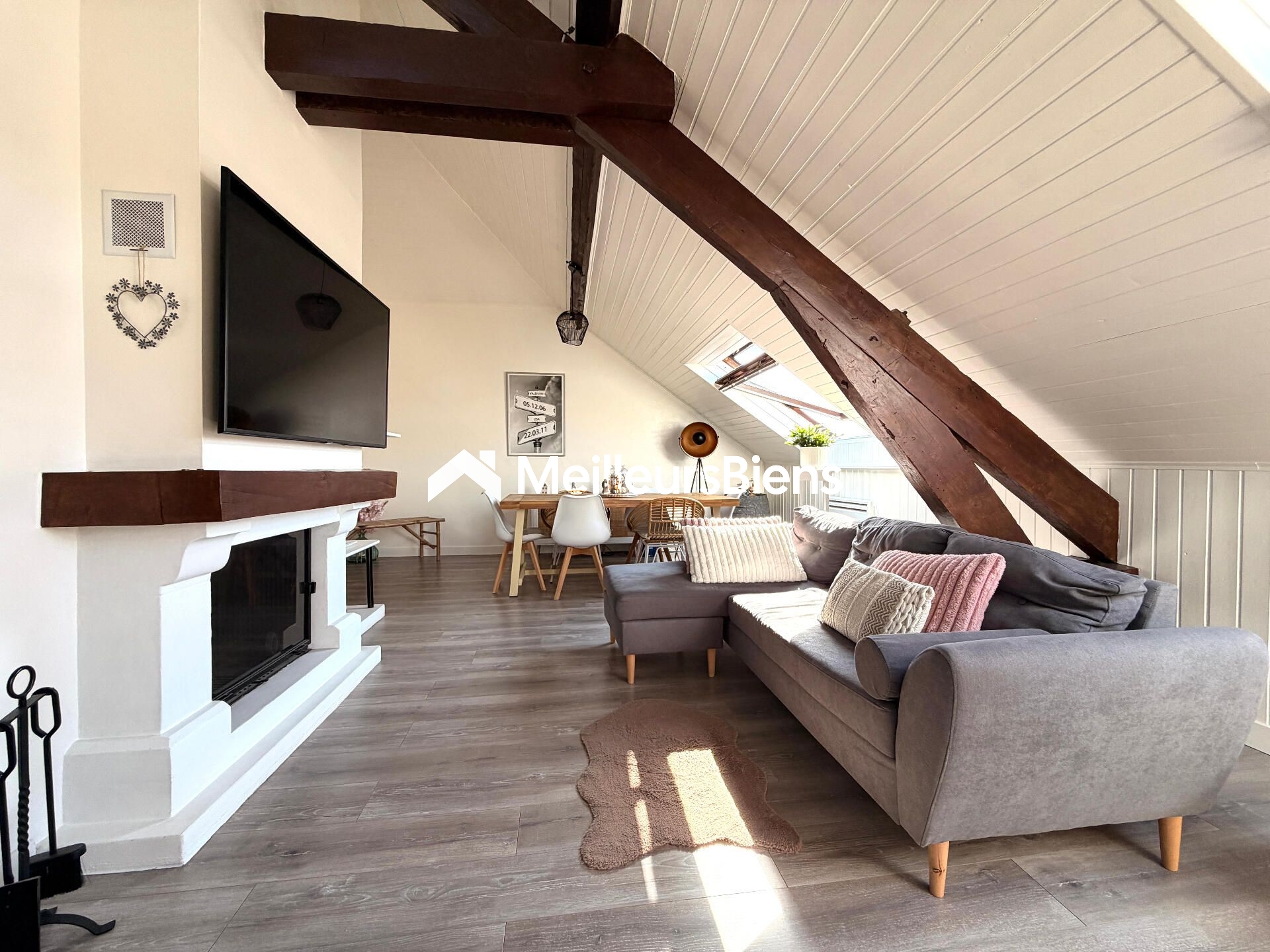 charmant T5 pièces à Belfort - 78 m² - 3 chambres - dernier étage