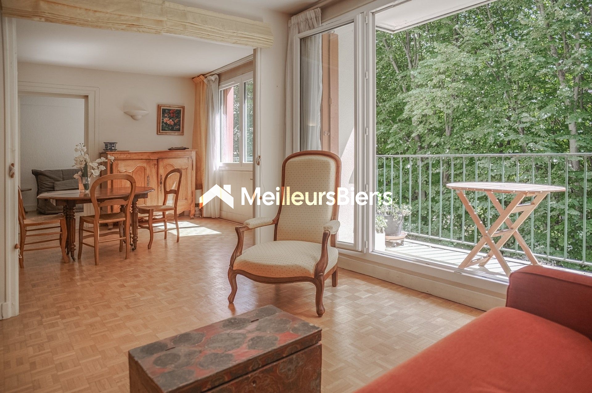 3 Pièces lumineux| balcon, calme, vue sur jardin