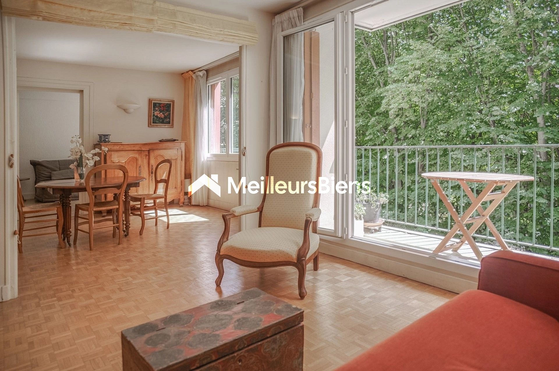 3 Pièces lumineux| balcon, calme, vue sur jardin