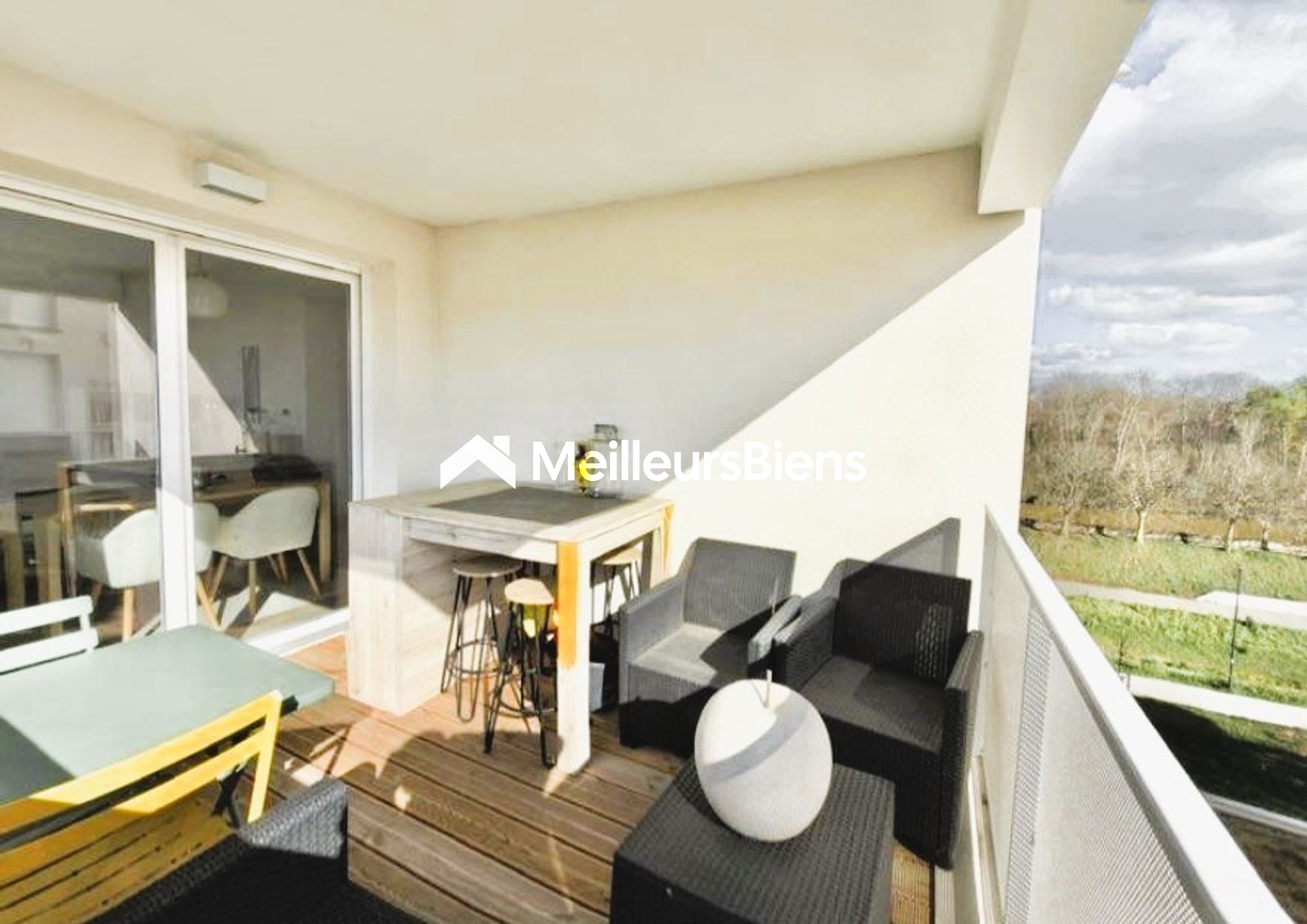 Toulouse Croix de Pierre:: Bel appartement T3 avec terrasse vue partielle sur la Garonne