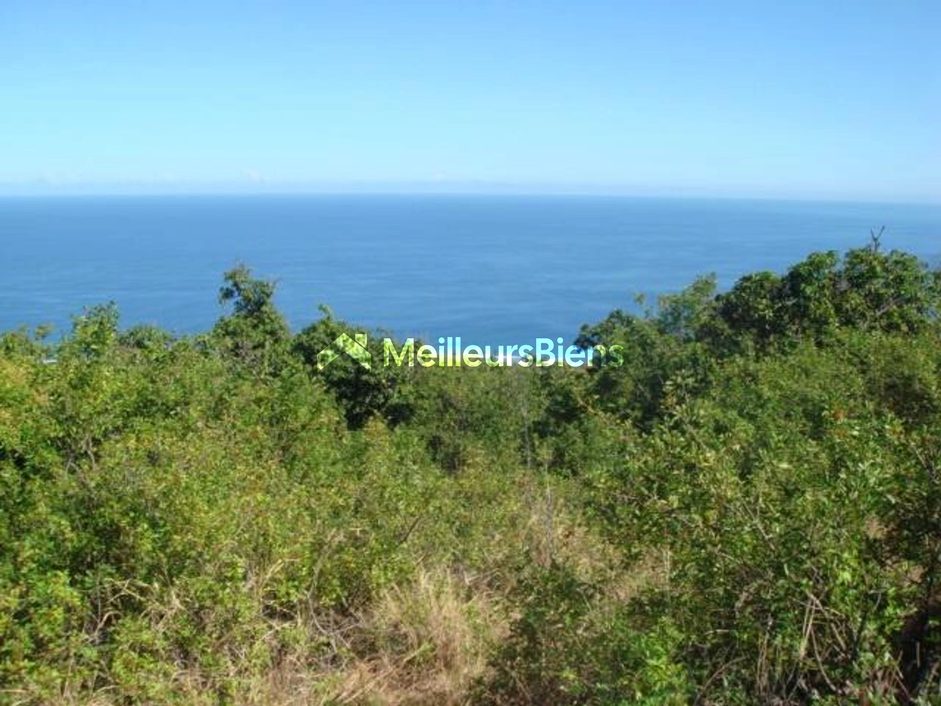L'Etang Saint Leu. Superbe terrain de 1750 m² , rectangulaire, vue mer. Zone UD