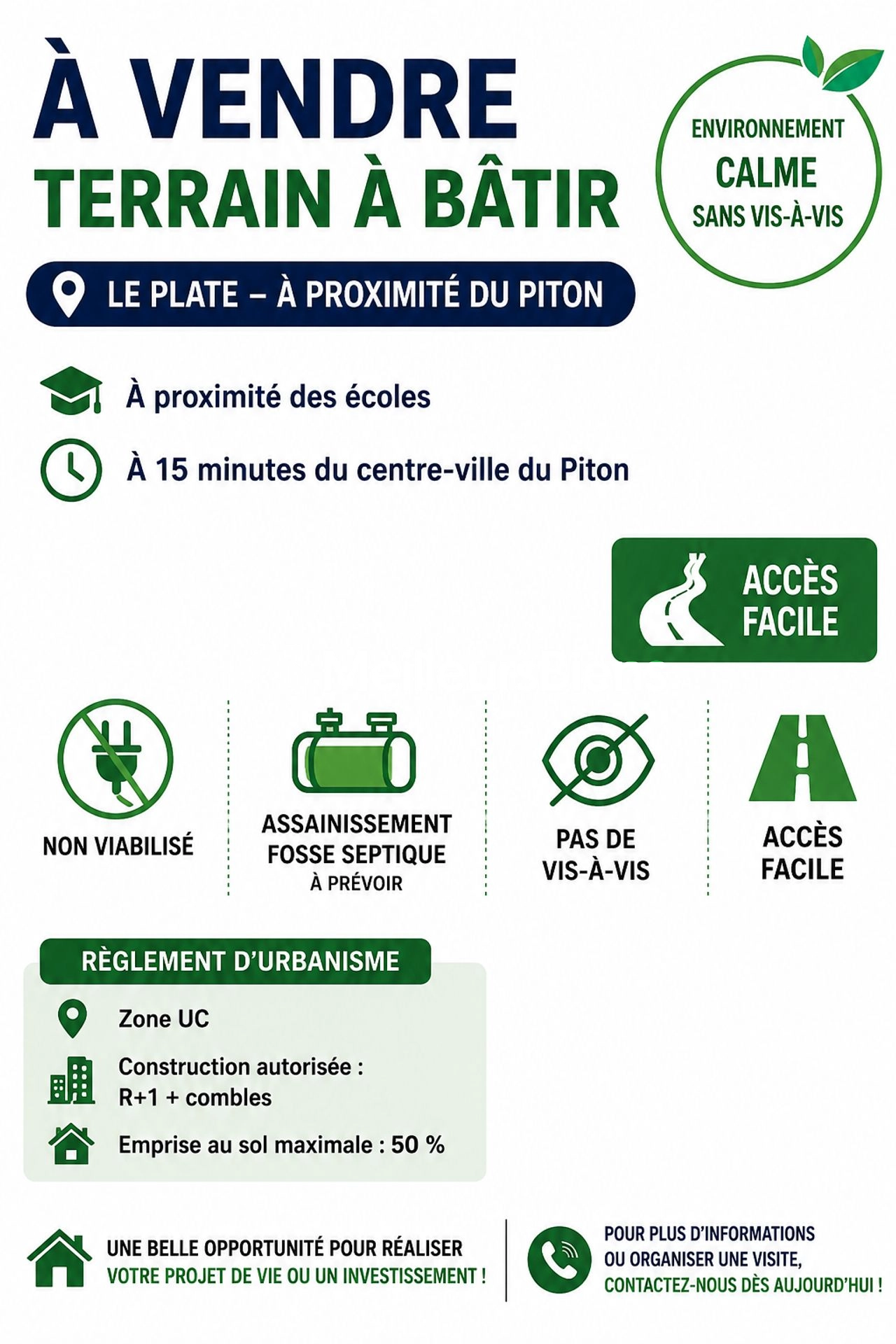 Opportunité à saisir aiu Plate Saint-Leu!!!
