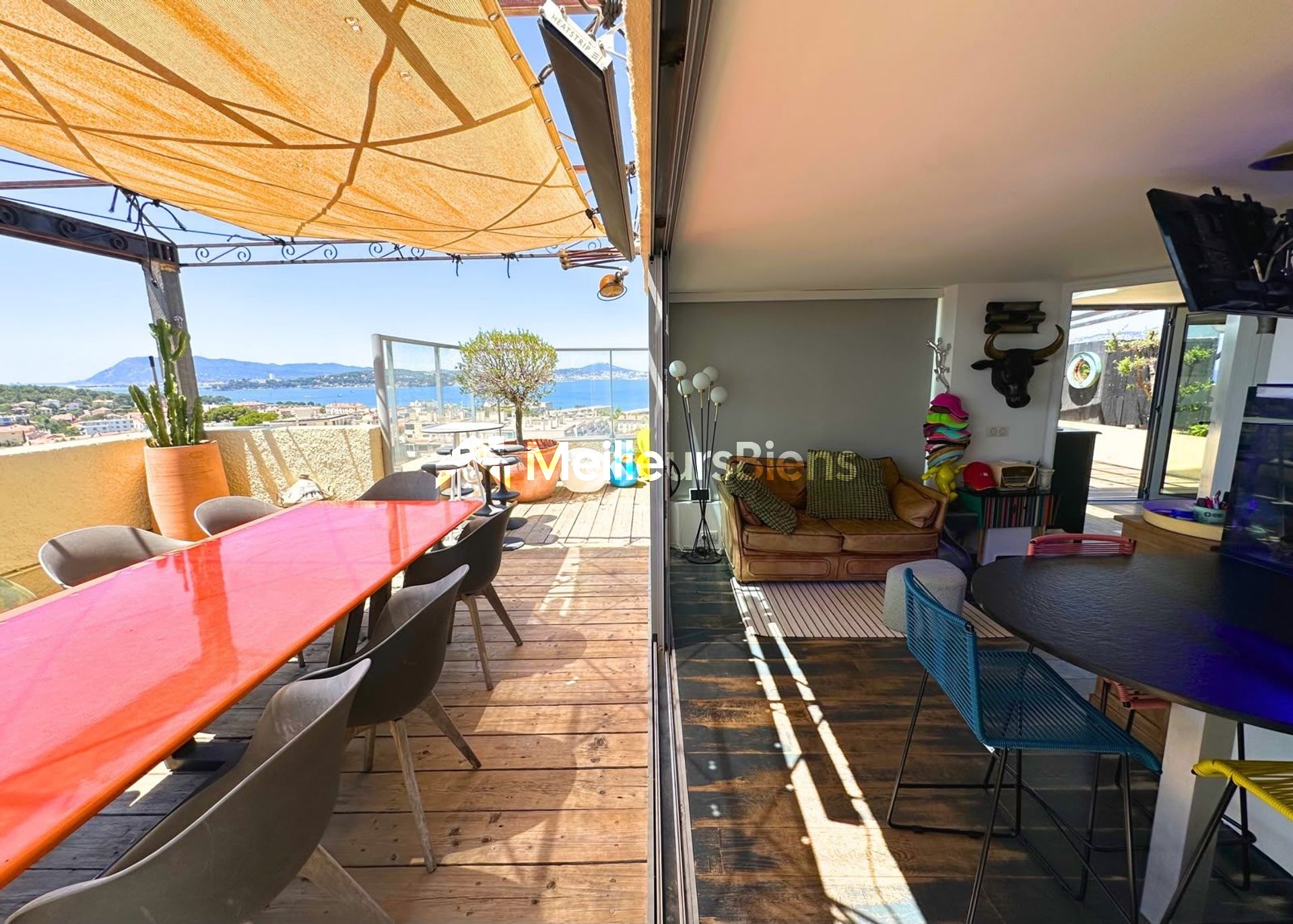 Duplex 6 pièces 115 m² à Toulon avec vue mer panoramique