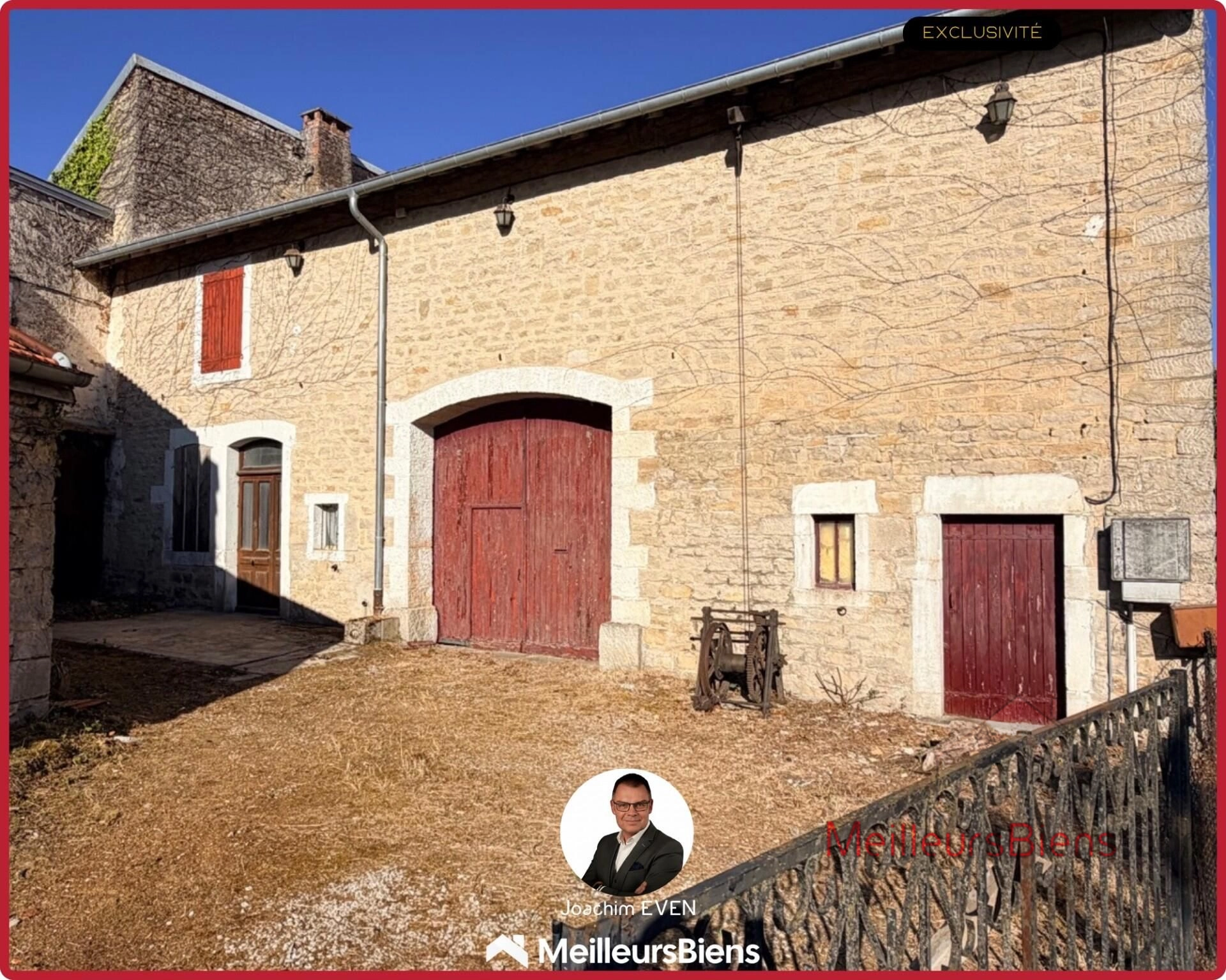 Ferme 122 m² à réhabiliter à Vevy avec terrain de 2 709 m² et dépendances