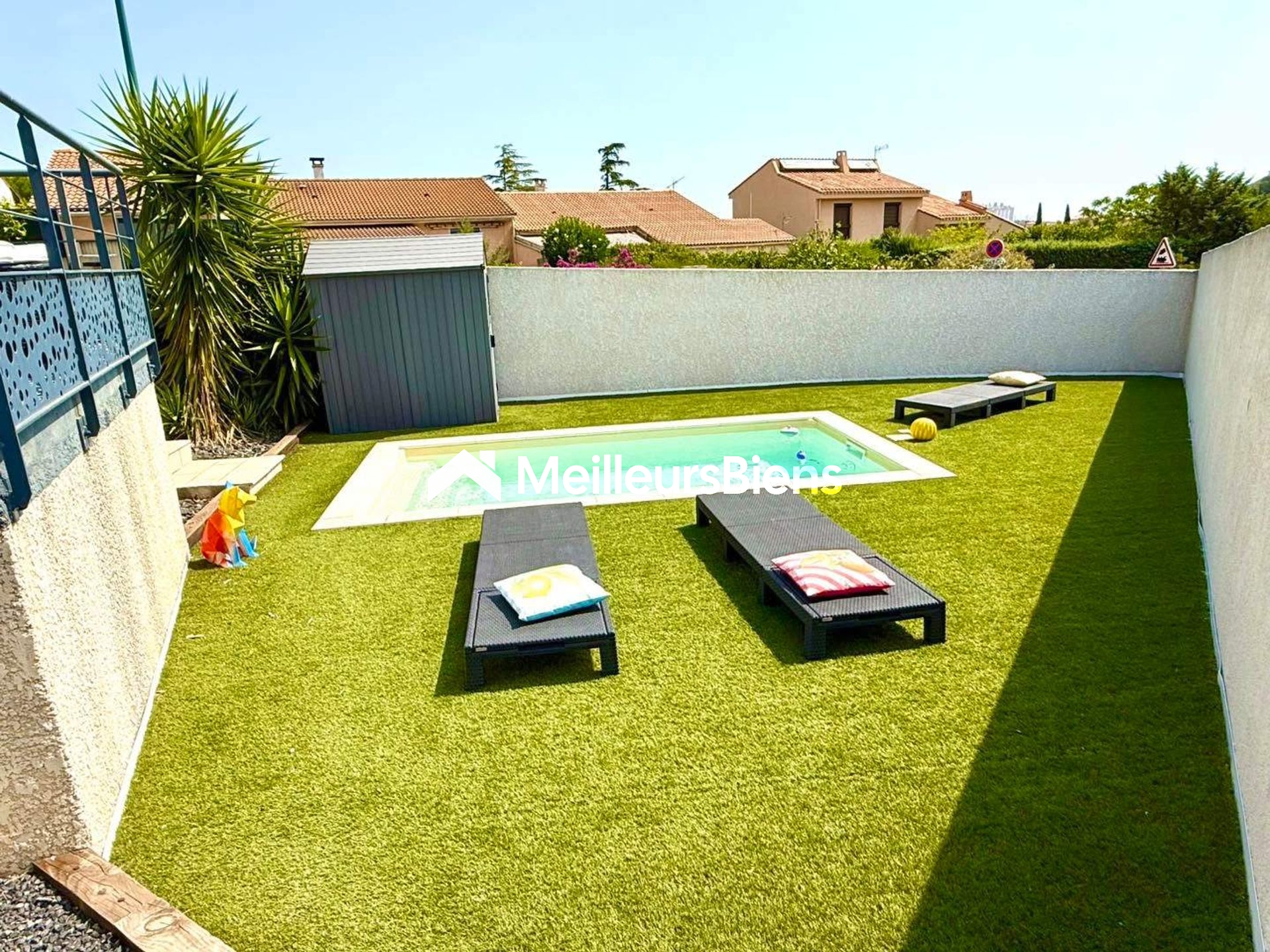 Villa T5 de 125 m² sur parcelle avec piscine de 453m²