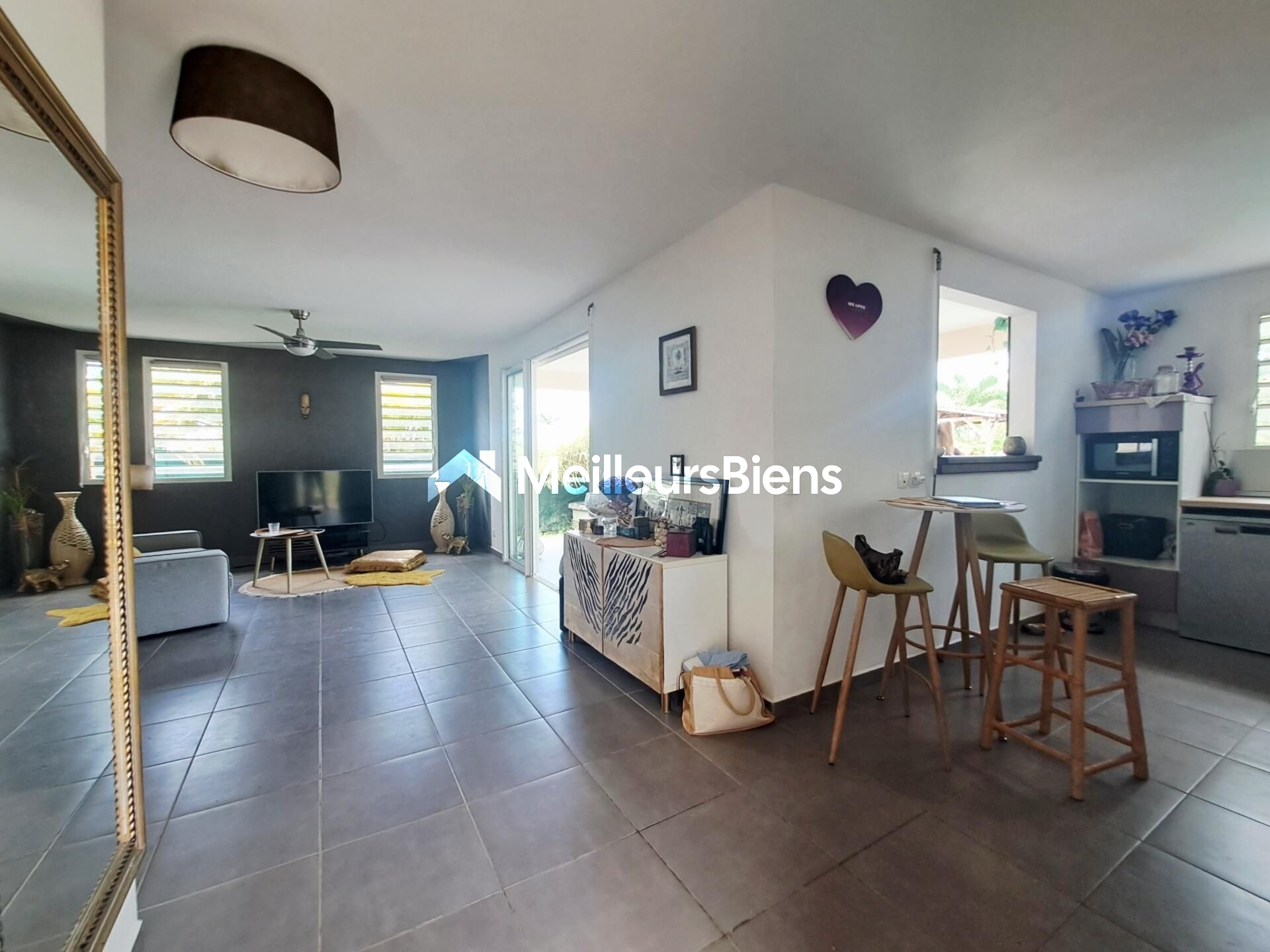 Baie-Mahault T4 87 m² sur 578 m² dans petit lotissement calme