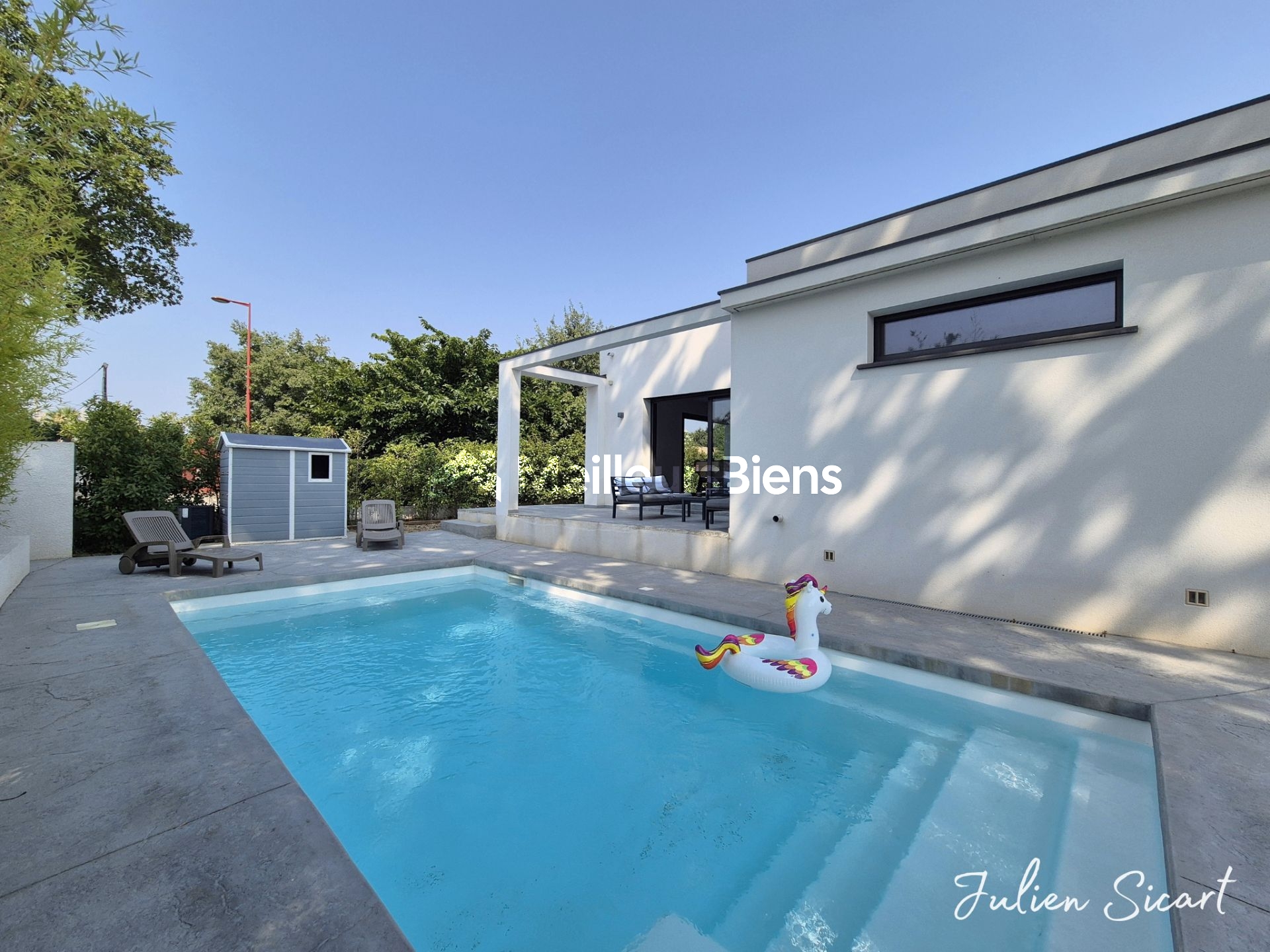 Villa contemporaine plain pied de 172m²