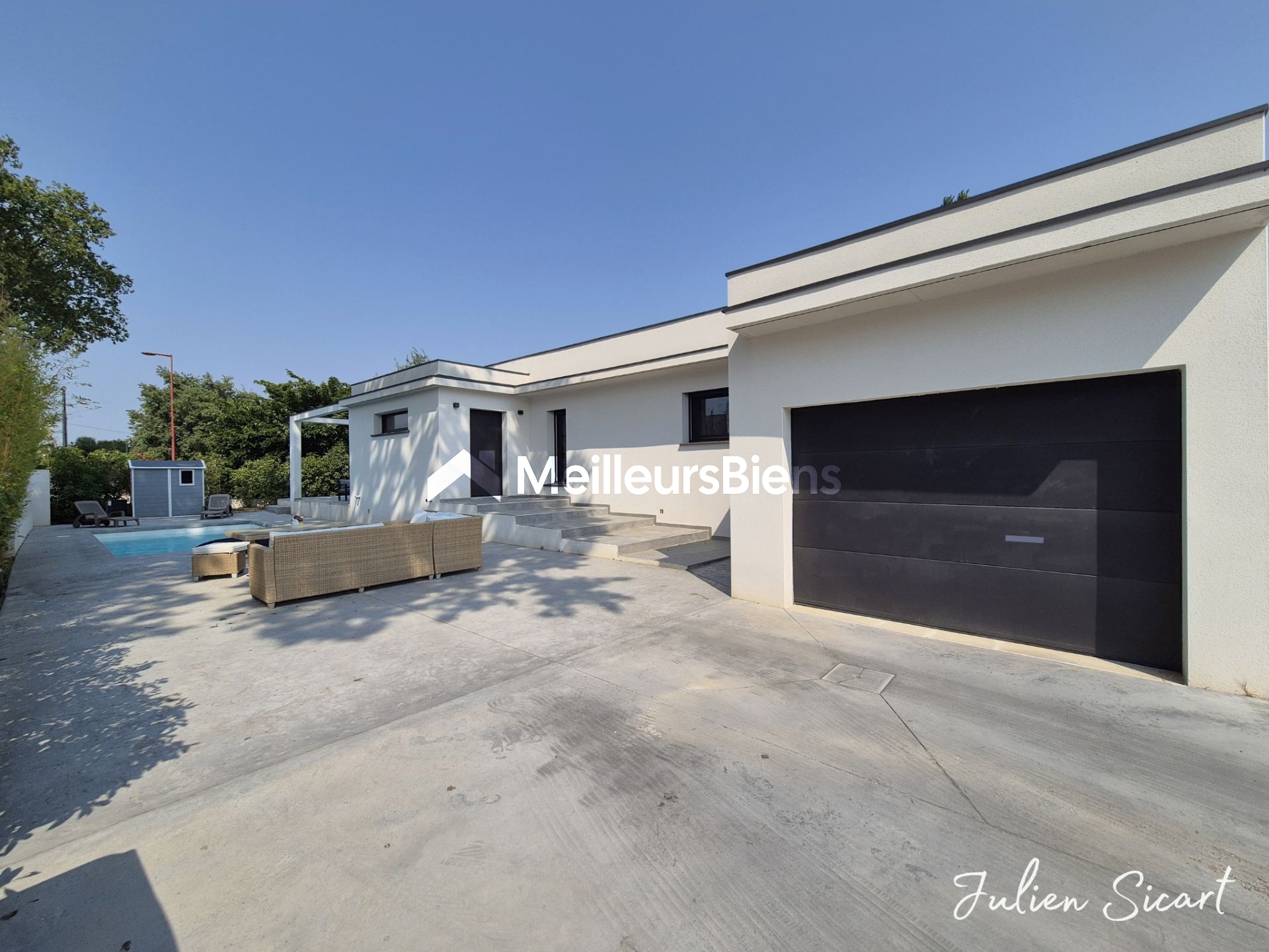 Villa contemporaine plain pied de 172m²