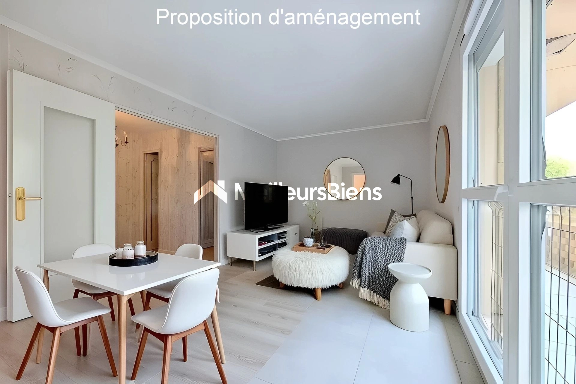 F2 53 m² parking et cave