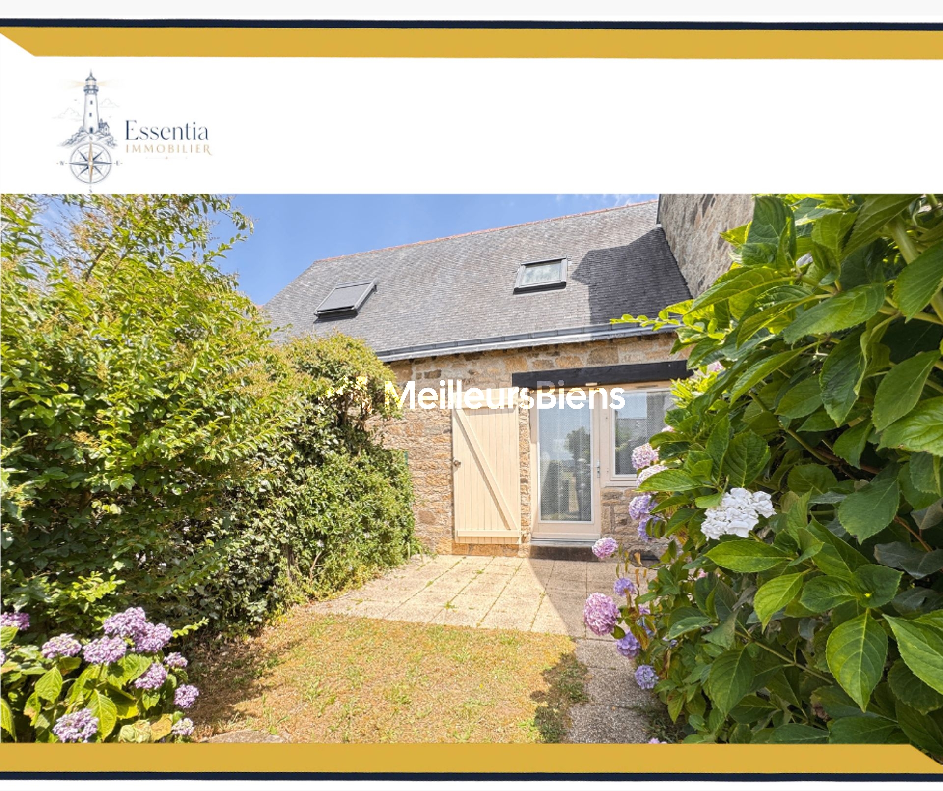 Maison T3 meublée 35 m² à Larmor-Baden avec jardin privatif