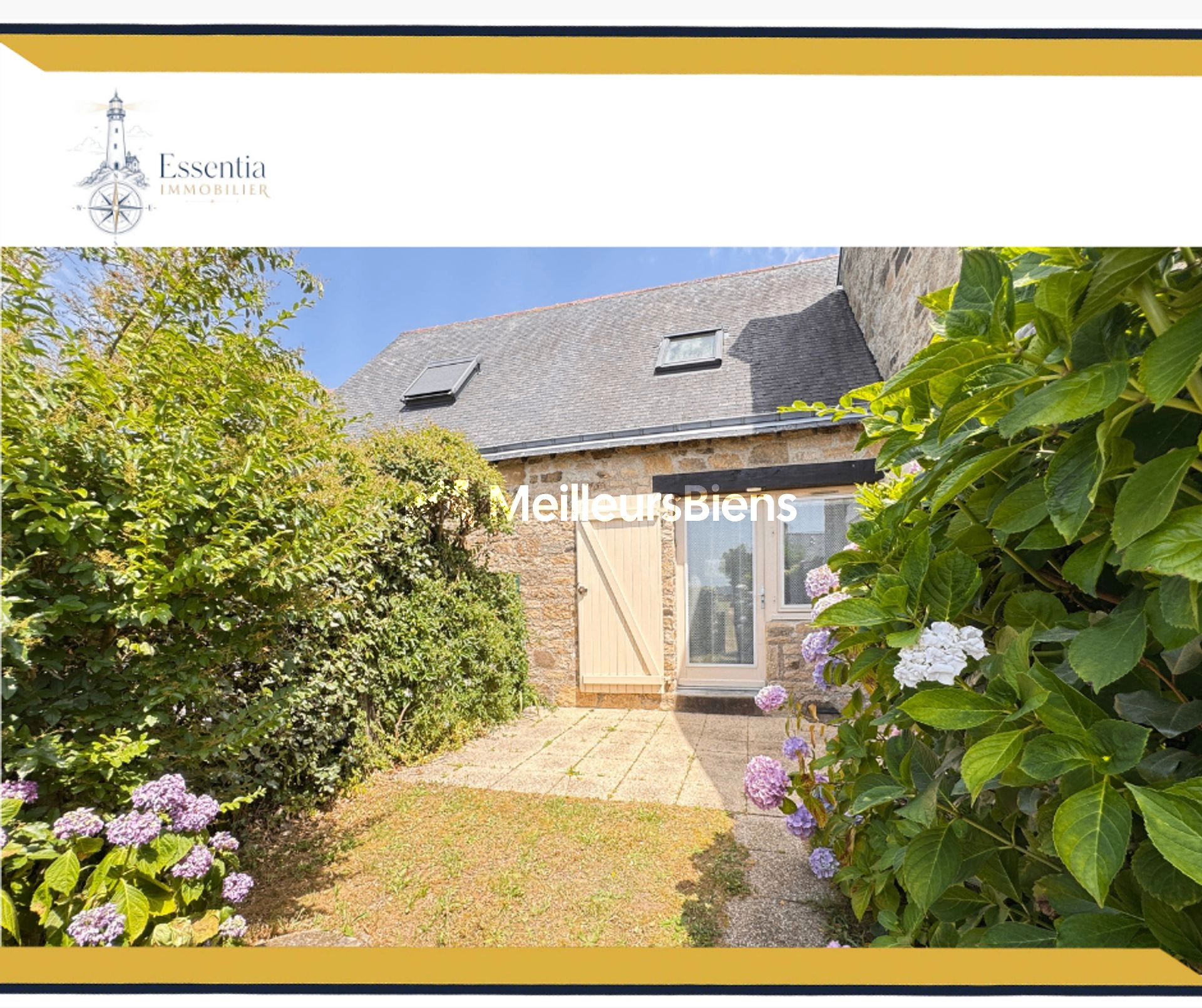 Maison T3 meublée 35 m² à Larmor-Baden avec jardin privatif