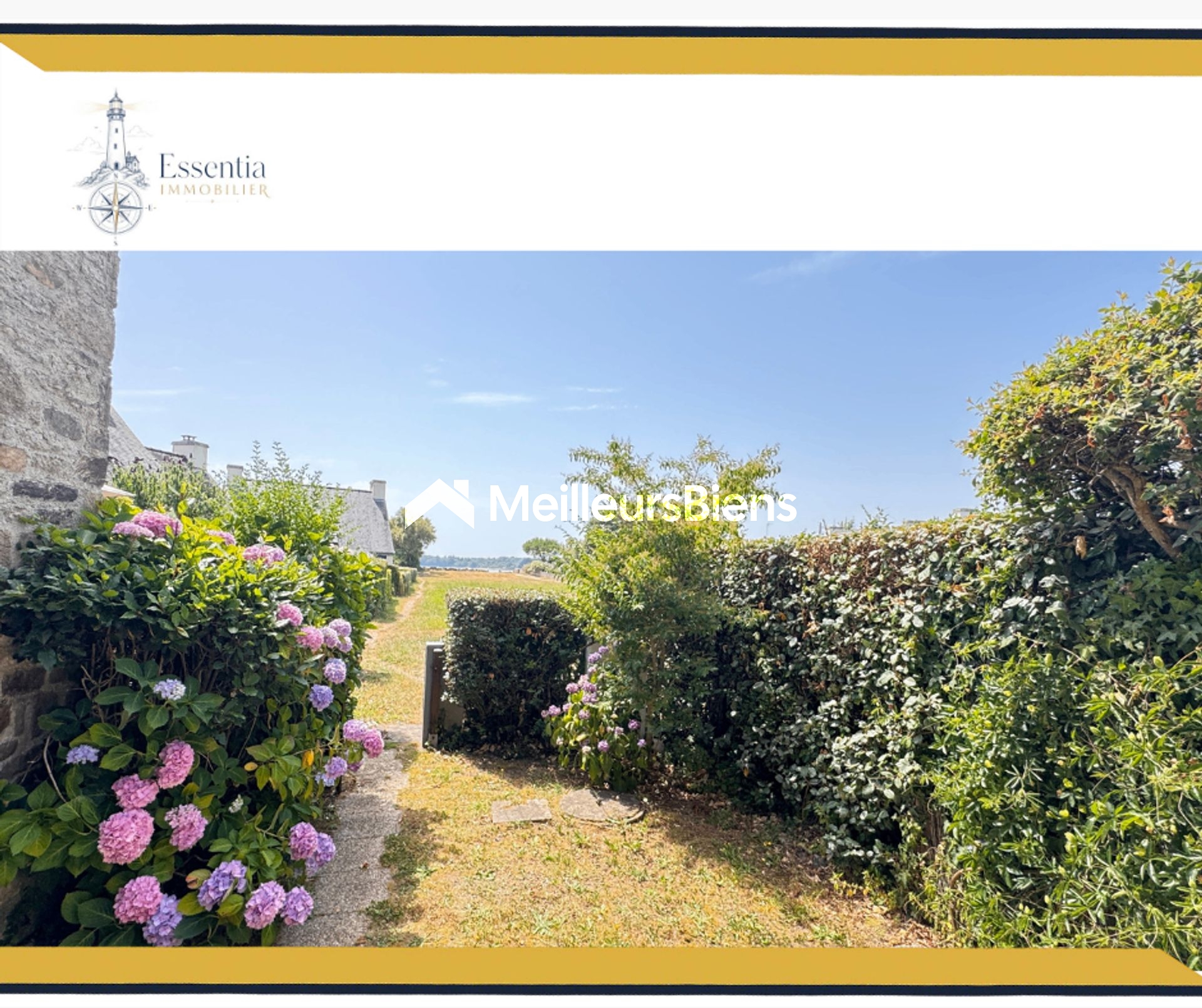 Maison T3 meublée 35 m² à Larmor-Baden avec jardin privatif