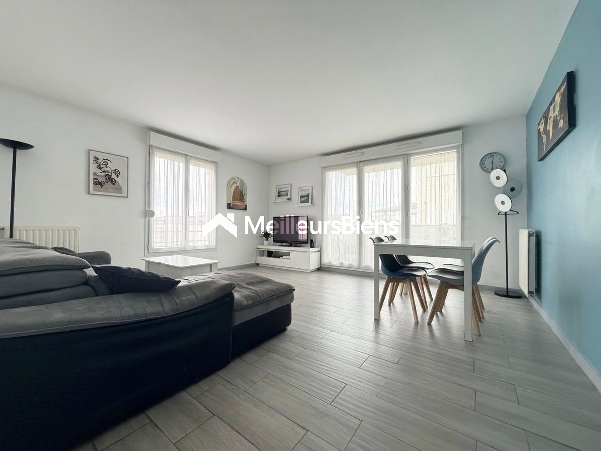Appartement 3 pièces de 61,51 m² avec balcon et parking à Saint-Ouen-l'Aumône
