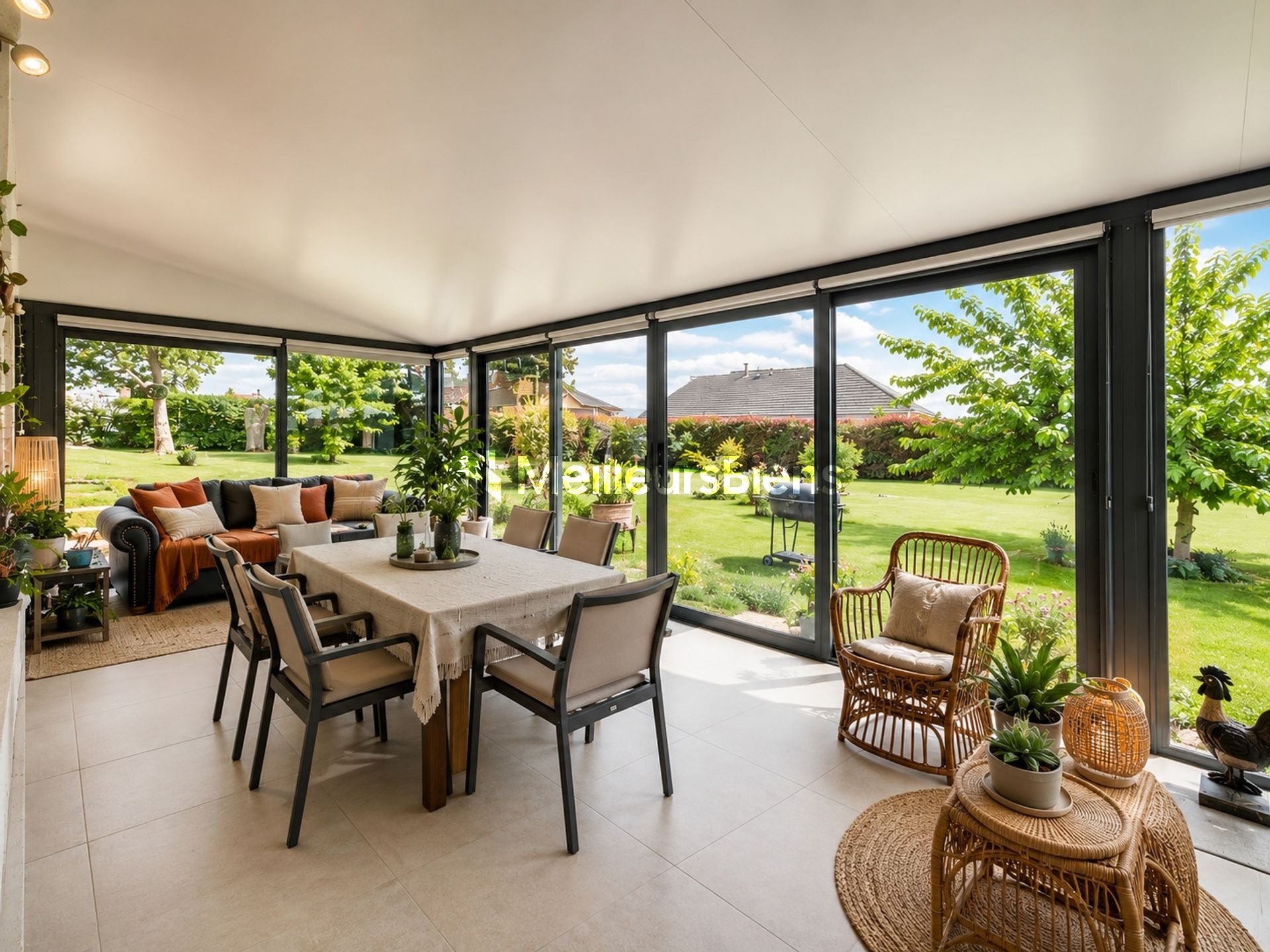 Propriété familiale 14 pièces avec véranda, poêle et grange 170 m²