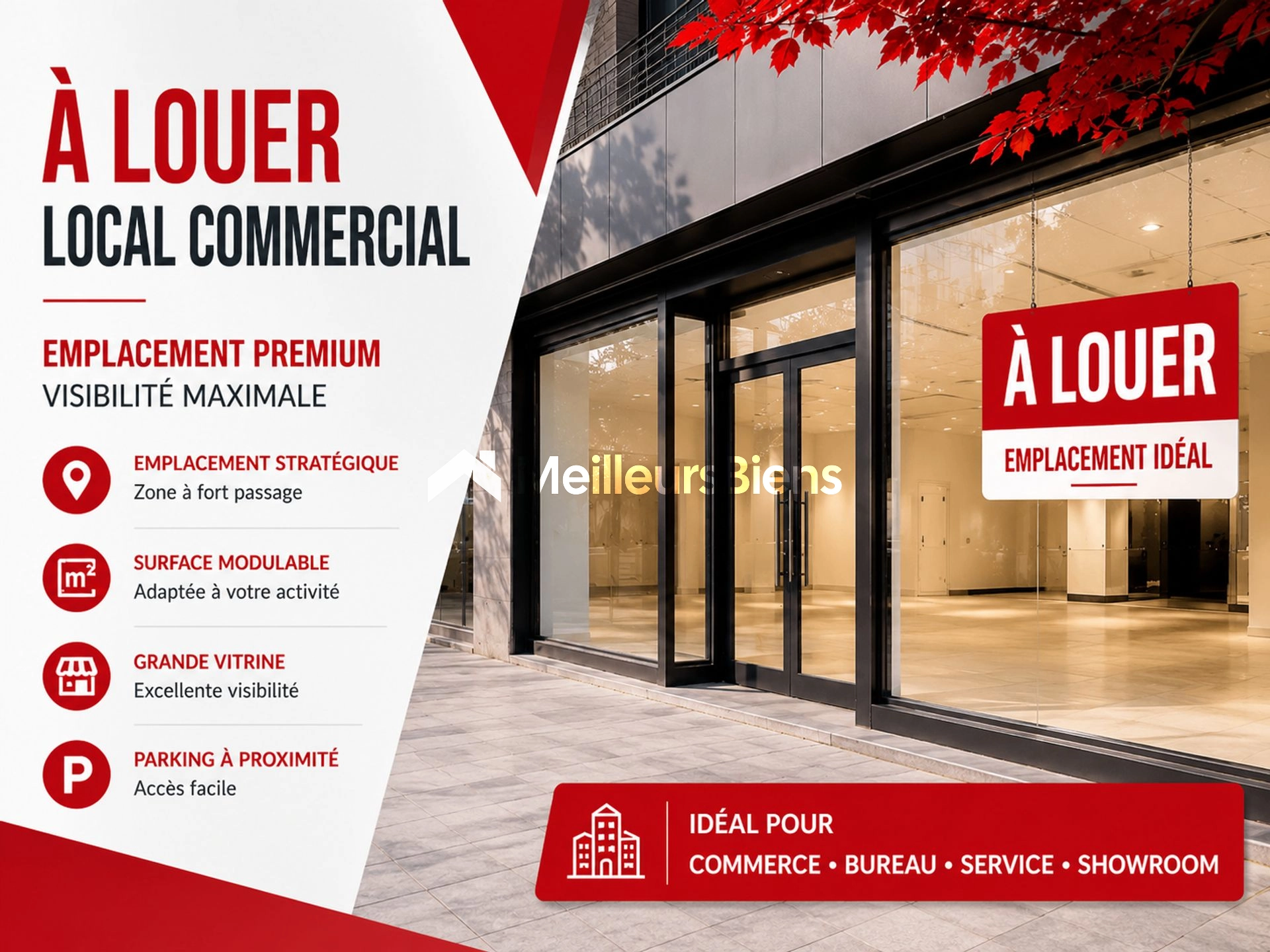 Local commercial à louer