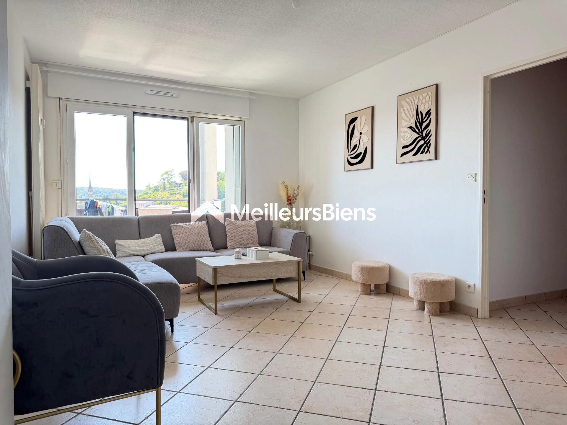 Appartement F4 d'une surface de 78 m² avec terrasse et garage à Montbéliard centre