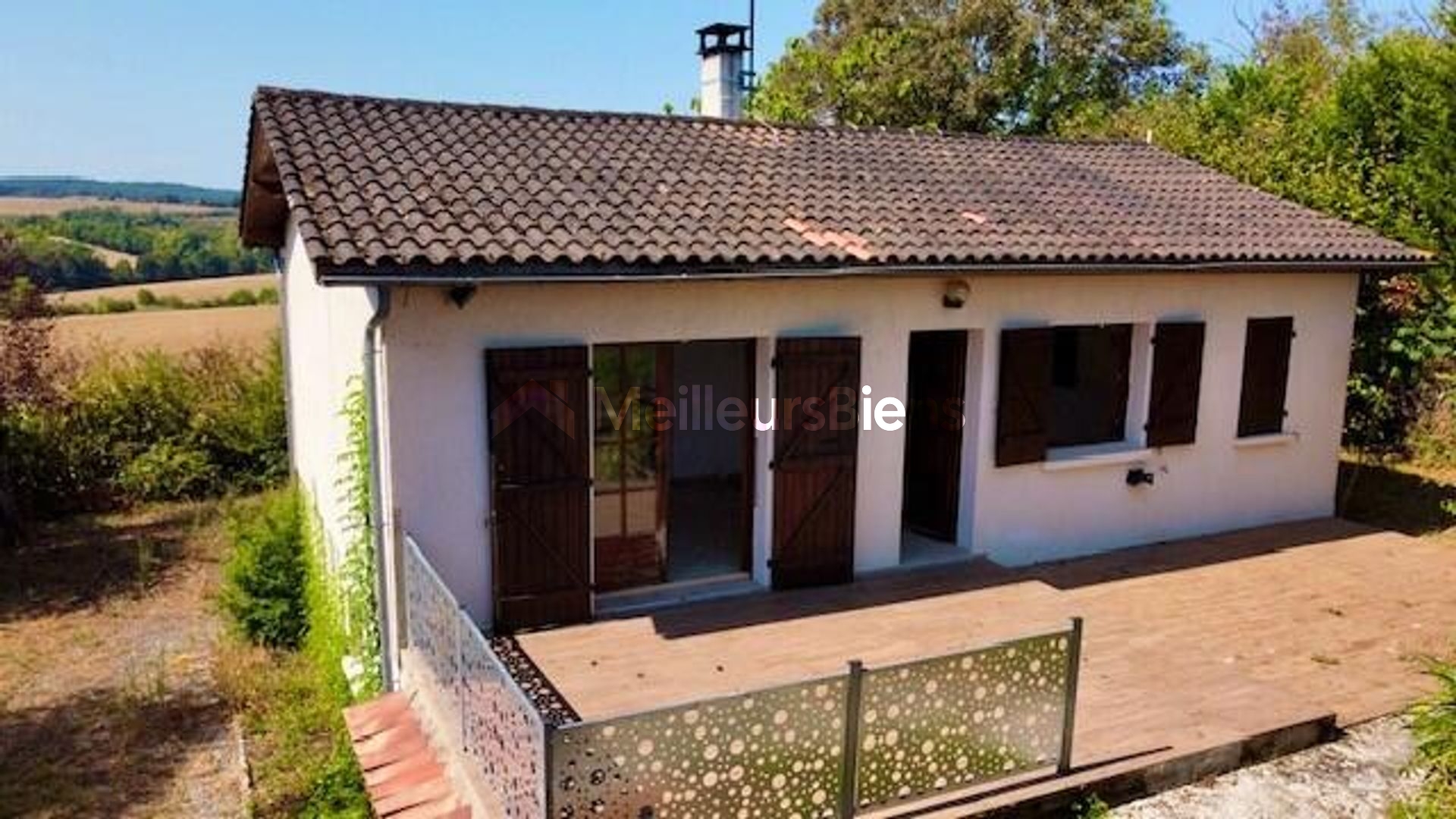 Exclusivité - Marsan - Vue Pyrénées pour cette jolie maison avec jardin arboré