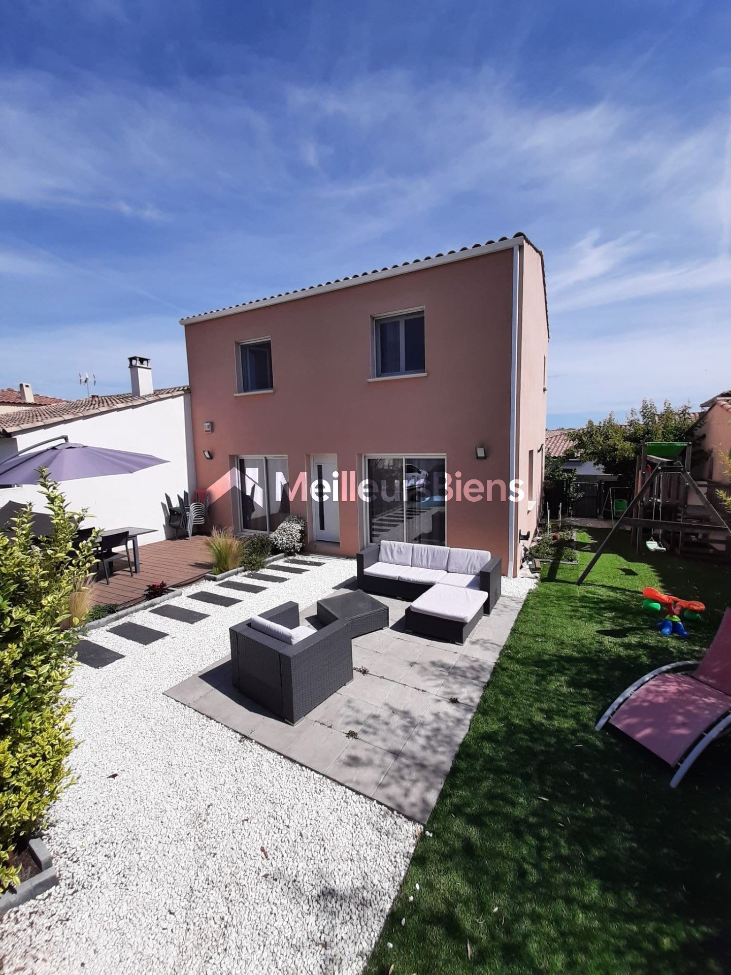 Maison 4 pièces 97 m² à Gigean, terrain de 530 m² avec piscine