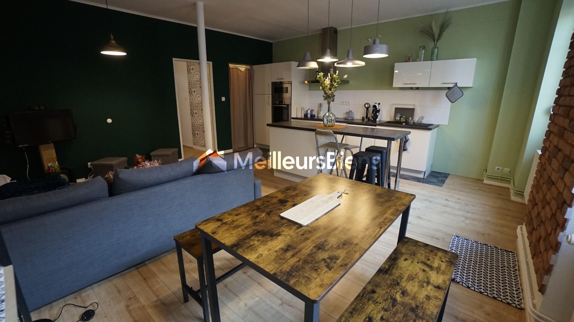 Appartement meublé  3 pièces de 68 m² à Belfort, 2 chambres