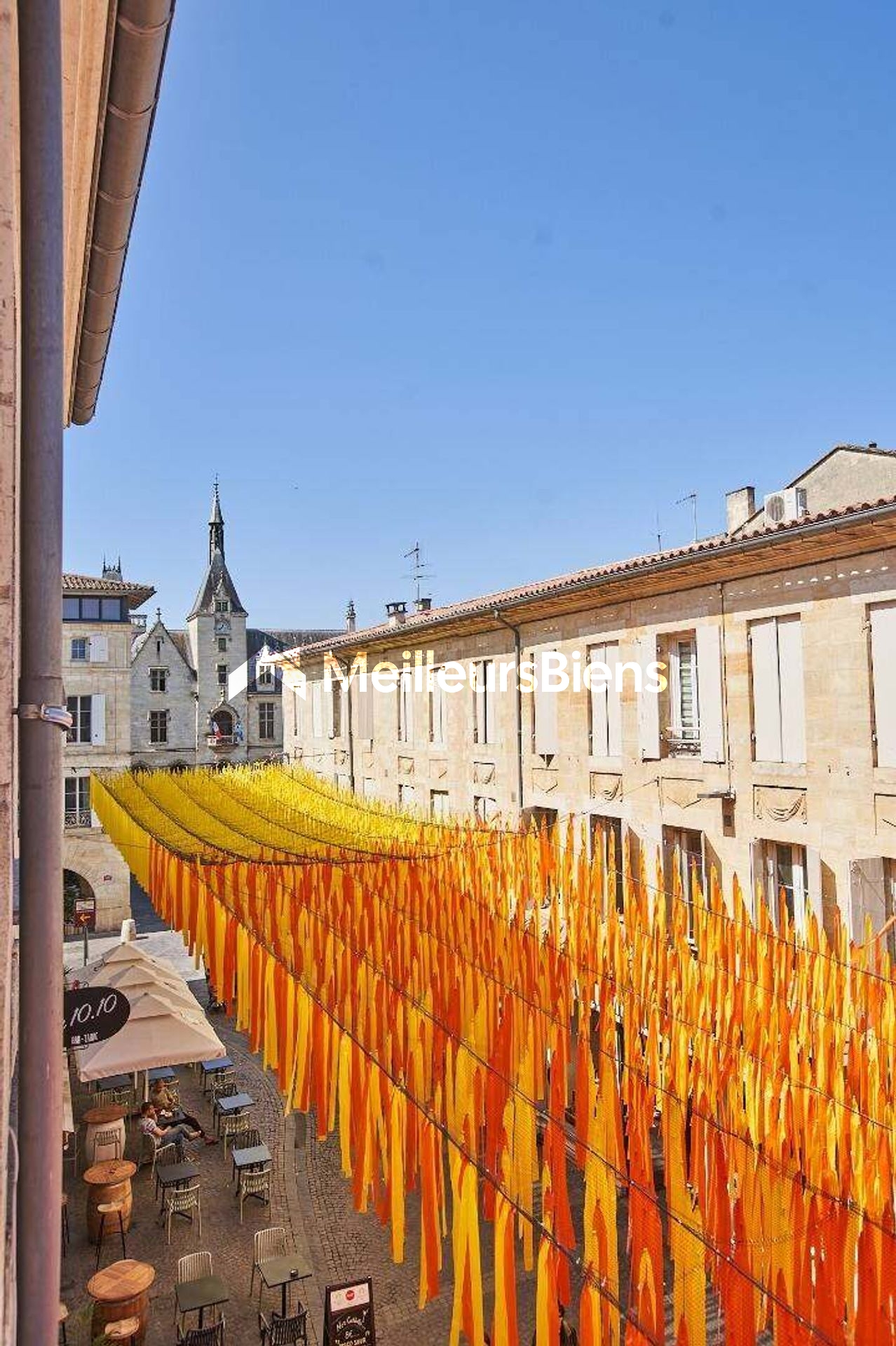 Grand studio 28 m² centre de Libourne, 2ème étage