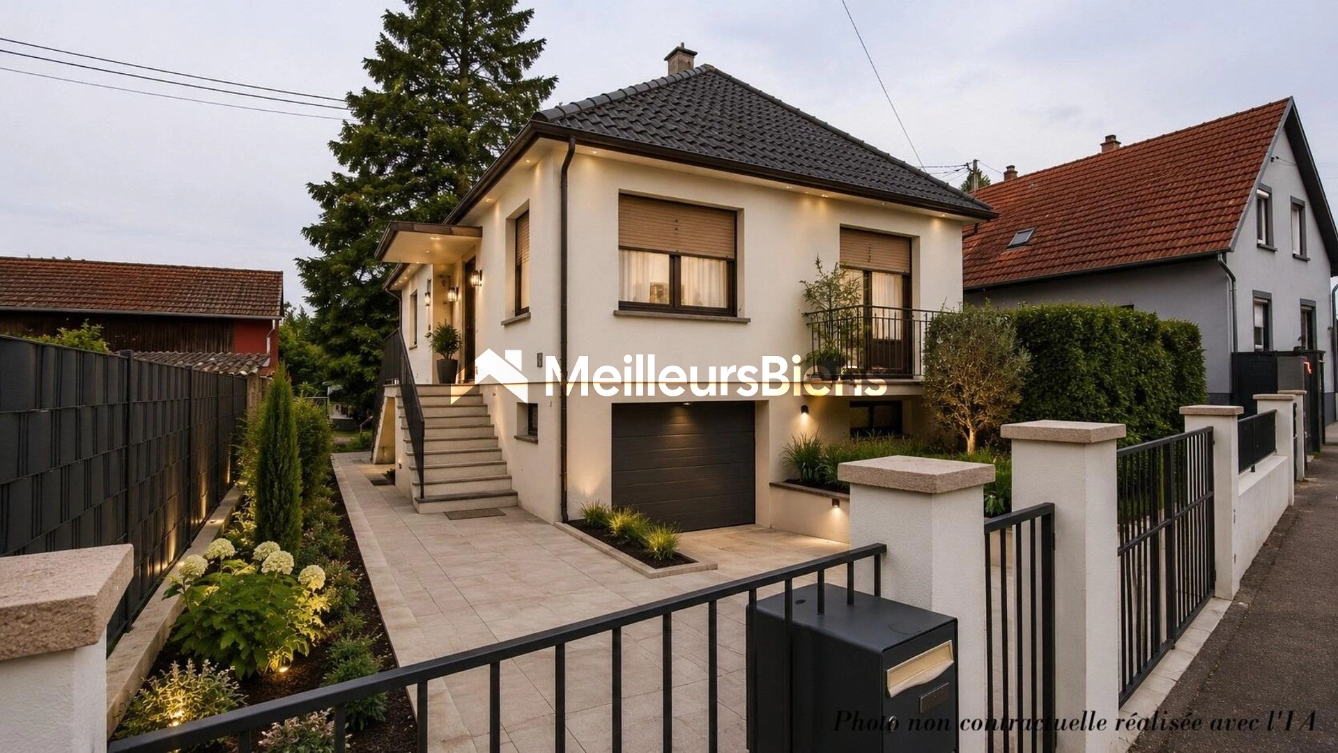 Jolie maison 5 pièces 100 m² à Plobsheim, terrain de 600 m² avec grand garage