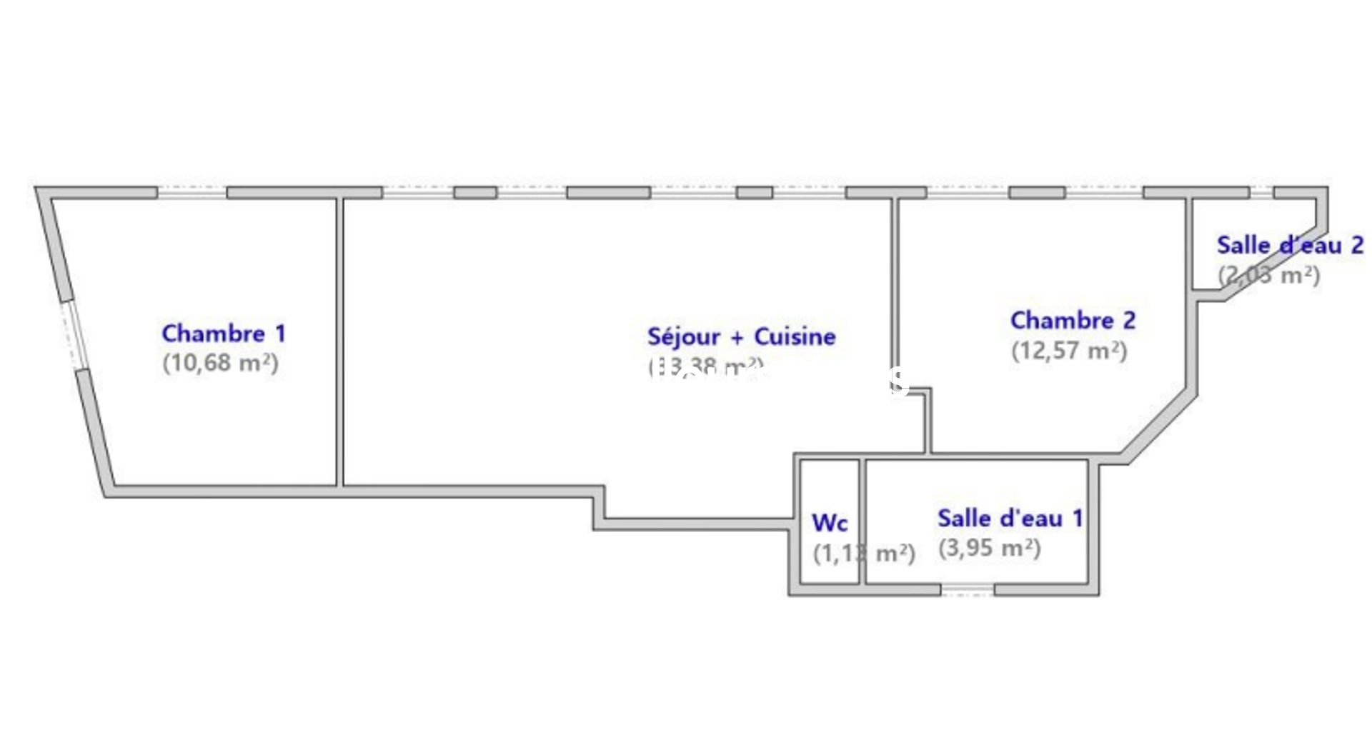 Secteur Crozatier / Aligre - Beau 3 pièces 2 chambres entièrement rénové