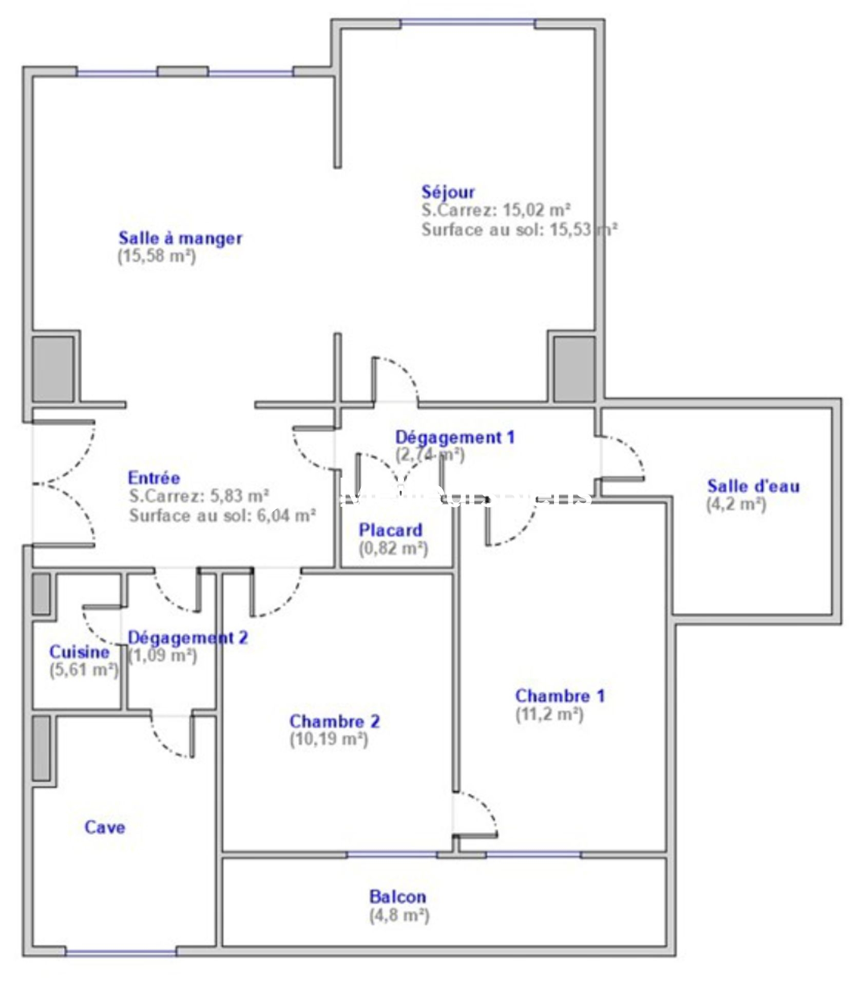 Paris 16ᵉ – Secteur Victor Hugo / Rue de la Pompe Rue Spontini | Appartement 4 pièces à rénover avec balcon – 73,52 m²