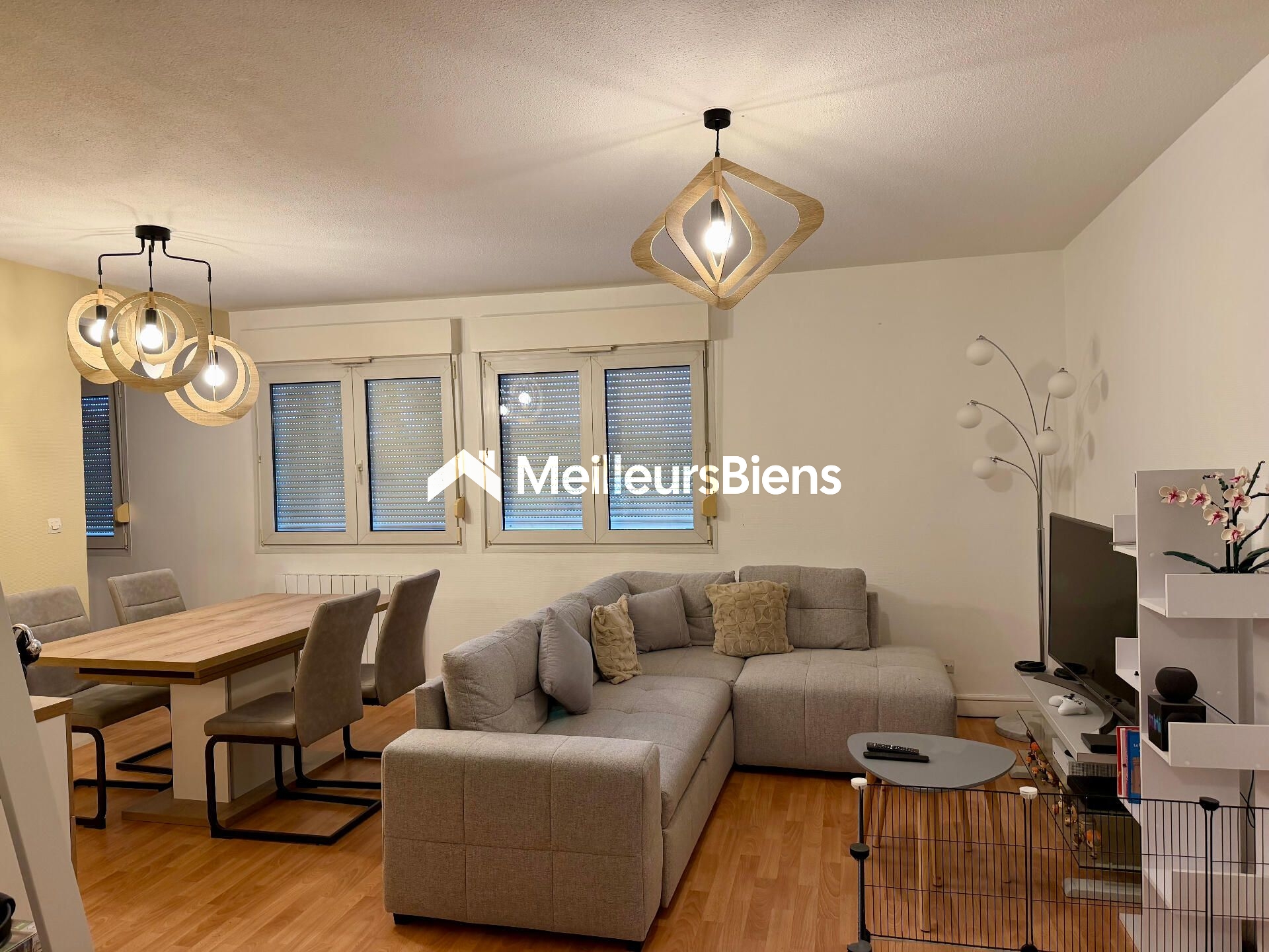 Appartement F2 de 60 m² avec ascenseur, cave et garage à Maizières-lès-Metz
