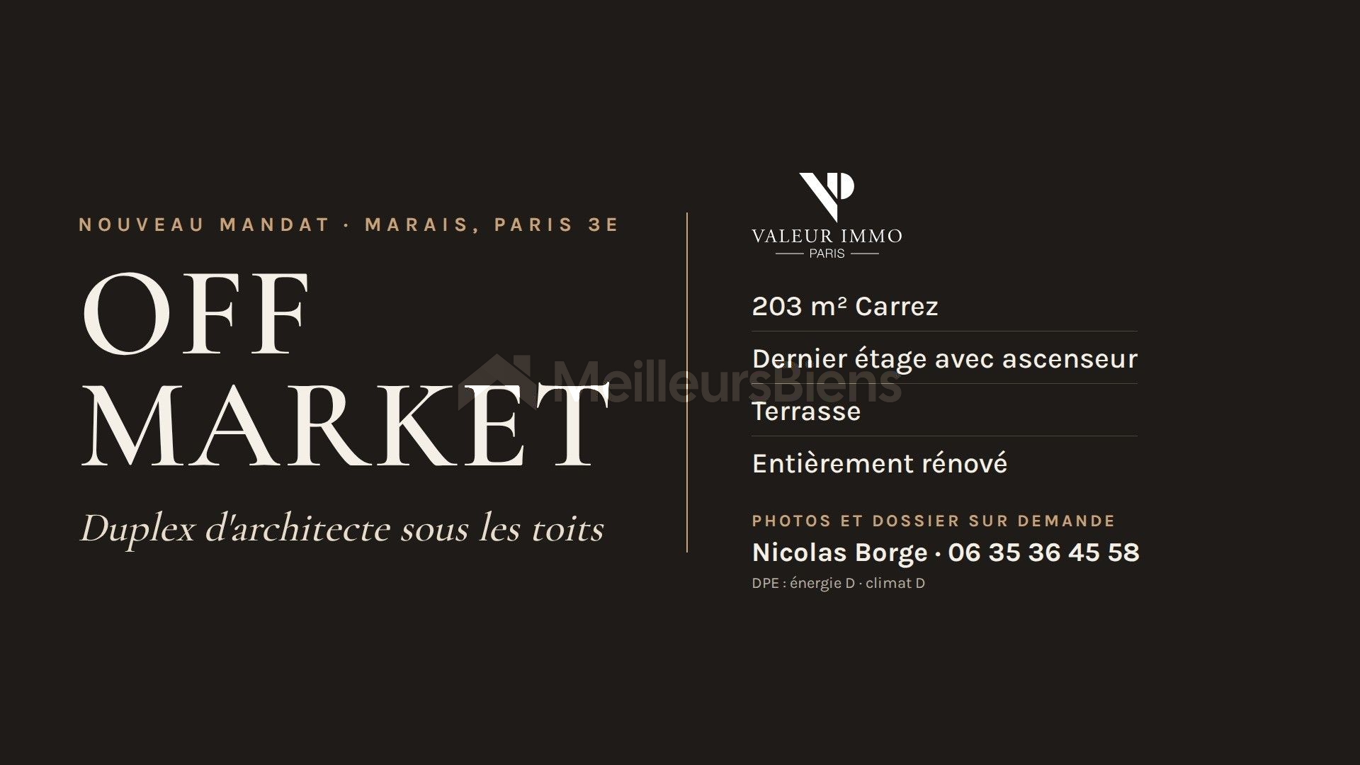 Appartement 9 pièces 204 m² · à Paris · 203,6 m² · 3 350 000 €
