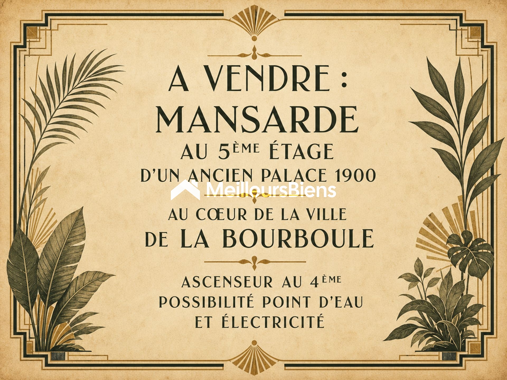 Appartement 1 pièce 15 m² · à La Bourboule · 14,7 m² · 20 000 €