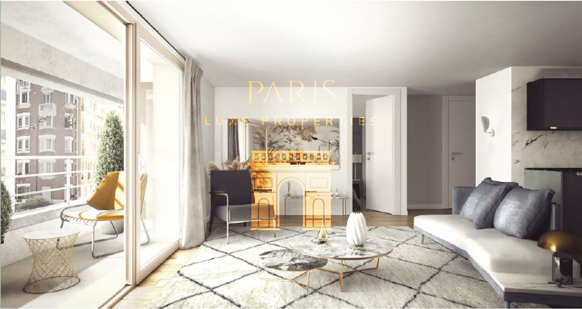 Paris 18e - Jules Joffrin - 3 pièces - 64.5 m² + 68 m² de terrasse et balcon en duplex