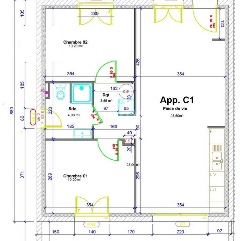 EXCLUSIVEMENT LE DERNIER APPARTEMENT EN CONSTRUCTION SUR EYGUIERES