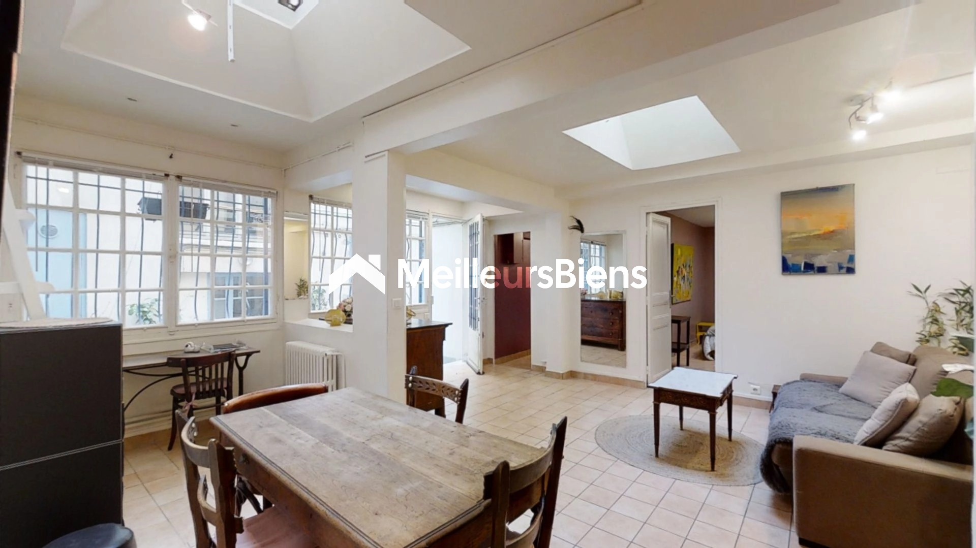 Loft-Atelier comme une petite maison, au Square des Batignolles