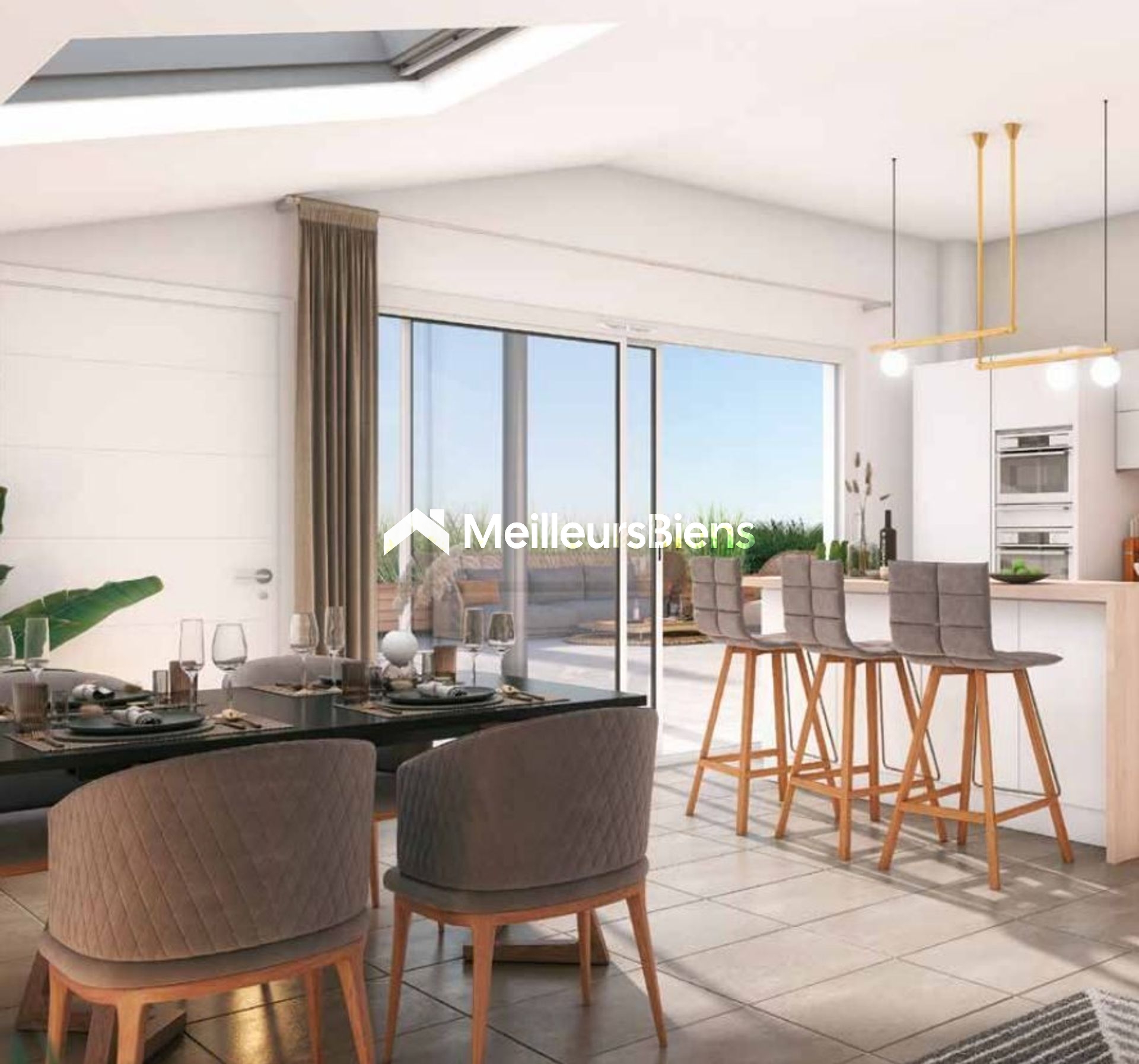 Balma: superbe T4 neuf au dernier étage avec terrasse de 50m2 dans résidence senior