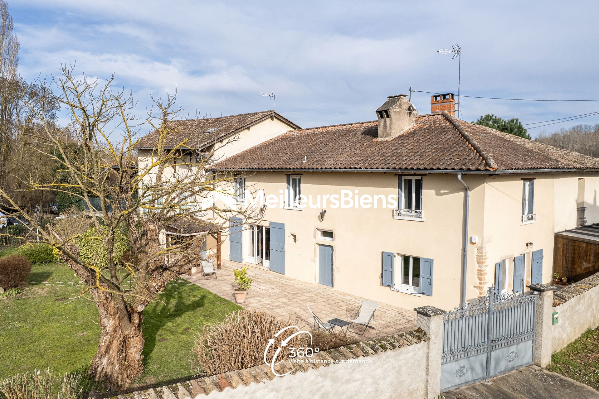 Maison en bord de Saône