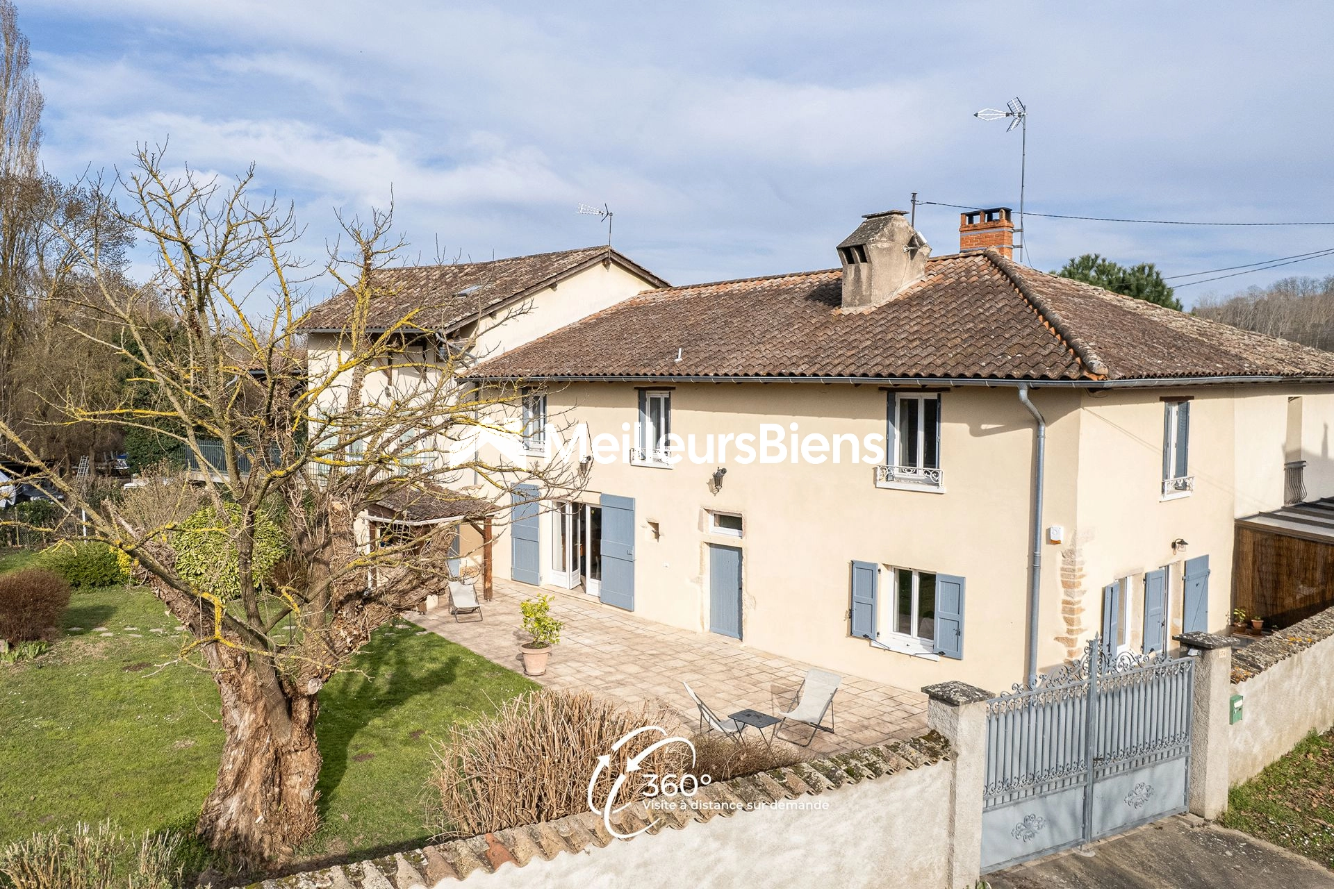 Maison en bord de Saône