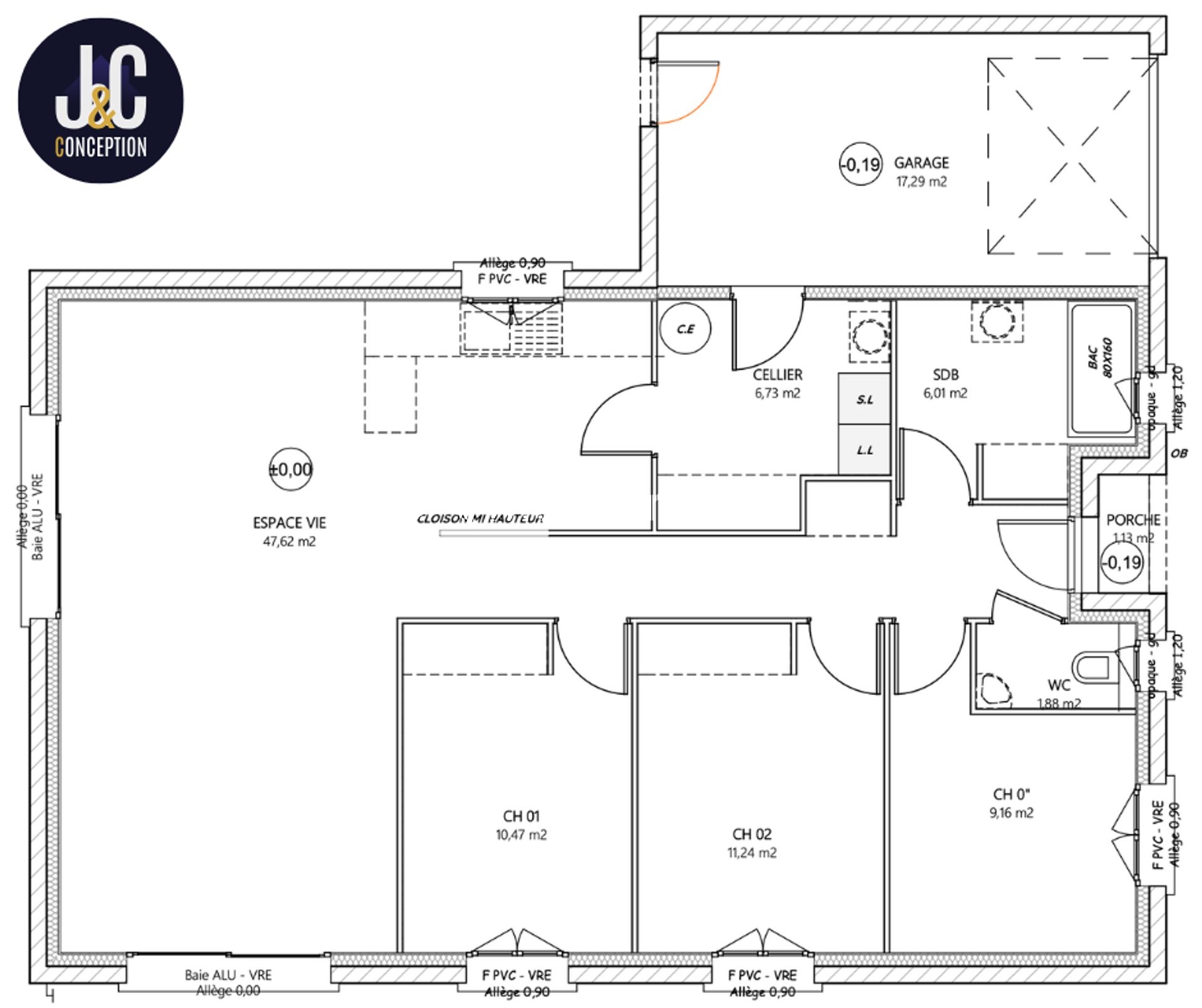 MAISON 4 PIECES 93 M²